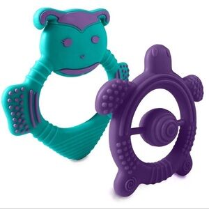Teething toy for Baby. New in Packaging. Purple